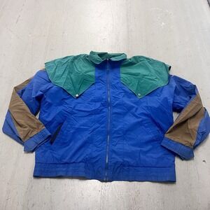 Vintage Roper Range Gear Men's XXL Ranch Western Jacket Color Block Rodeo Cowboy